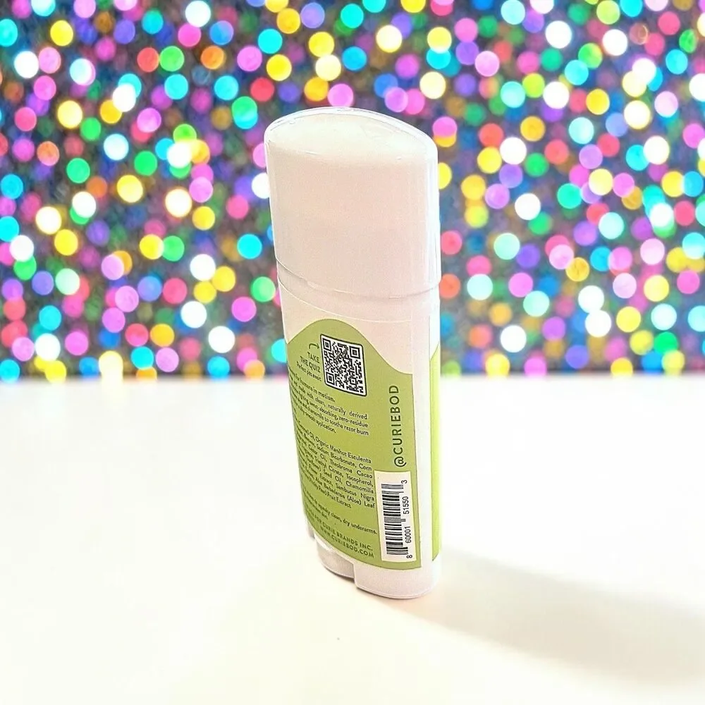 Curie Natural Deodorant Stick in White Tea 2 oz Brand New Without Box - Picture 6 of 9